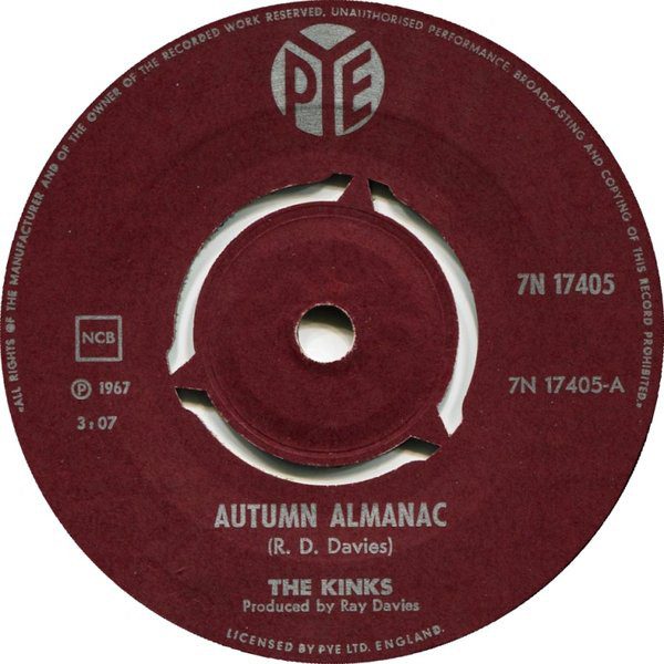 The Kinks - Autumn Almanac / David Watts